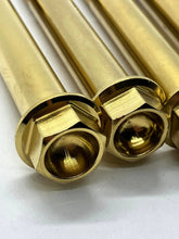 Load image into Gallery viewer, 6 x Polished/Gold/Black Stainless Steel LCA Bolts For Honda Civic EG/EK/DC Fitment. OEM Length.