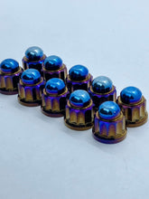 Load image into Gallery viewer, Titanium Honda K-Series Rocker Cover 12 Point Dome Nut Set.