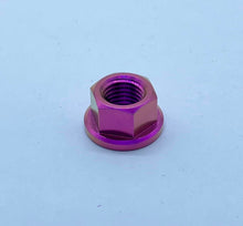 Load image into Gallery viewer, Titanium Flanged Nuts - Raw & Colours
