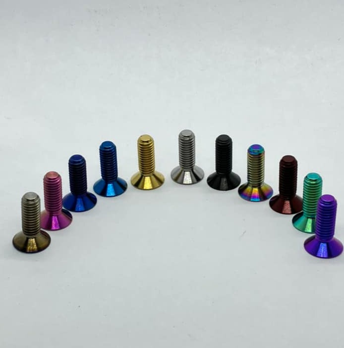 6 Bulloni T25 In Acciaio Per Volante Auto - Colore Blu Titanio, Universali, Kyostar - Foto 4
