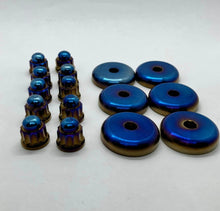 Load image into Gallery viewer, Titanium K-Series Rocker Cover Washers + 12 Point Dome Nut Set.