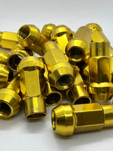 Load image into Gallery viewer, Steel Open-Ended Tuner Style Wheel Nuts.