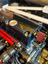 Load image into Gallery viewer, Titanium Honda K-Series Rocker Cover 12 Point Dome Nut Set.