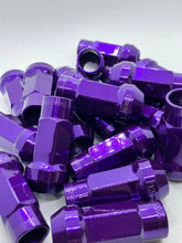 Load image into Gallery viewer, Steel Open-Ended Tuner Style Wheel Nuts.