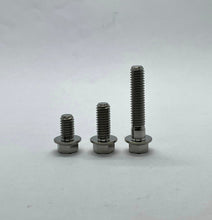 Load image into Gallery viewer, M6 Flanged Hex Titanium Bolt.