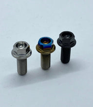 Load image into Gallery viewer, M6 Flanged Hex Titanium Bolt.