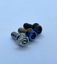 Load image into Gallery viewer, M6 Flanged Hex Titanium Bolt.