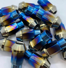 Load image into Gallery viewer, Titanium 'Tuner' Wheel Nuts - Ball Seat.