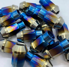 Load image into Gallery viewer, Titanium 'Tuner' Wheel Nuts - Standard Taper - M12 x 1.25mm