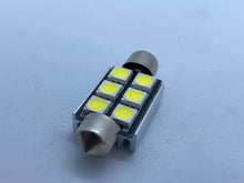 Load image into Gallery viewer, 39mm 6 White LED SMD Festoon Canbus Bulb.