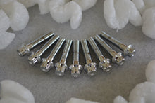 Load image into Gallery viewer, Chrome Steel Split Rim Bolts - M6 x 32mm