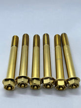 Load image into Gallery viewer, 6 x Polished/Gold/Black Stainless Steel LCA Bolts For Honda Civic EG/EK/DC Fitment. OEM Length.