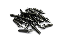Load image into Gallery viewer, Black Chrome Spiked Steel Split Rim Bolts - M7 x 24mm
