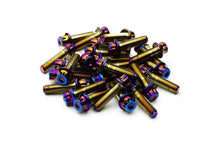 Load image into Gallery viewer, Neo Chrome Steel Split Rim Bolts - M7 x 24mm