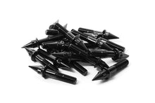 Load image into Gallery viewer, Black Spike Steel Split Rim Bolts - M7 x 32mm