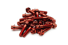 Load image into Gallery viewer, Velvet Red Steel Split Rim Bolts - M8 x 32mm