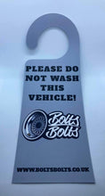 Load image into Gallery viewer, BoltsBolts "Do Not Wash" Mirror Hanger