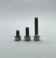 Load image into Gallery viewer, M6 Flanged Hex Titanium Bolt.
