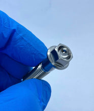 Load image into Gallery viewer, M10 Flanged Hex Titanium Bolt.

