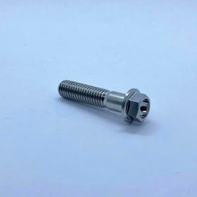 Load image into Gallery viewer, M10 Flanged Hex Titanium Bolt.
