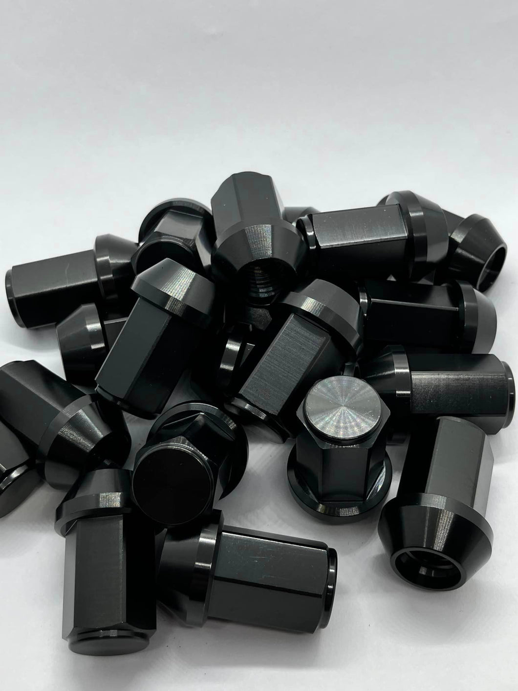 Titanium Closed End Wheel Nuts - Standard Taper - M12 x 1.5mm