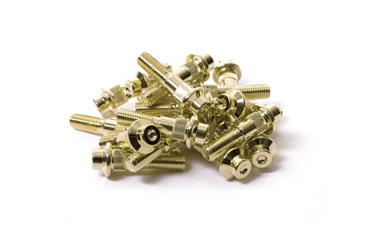 Gold BBS RC/RT Split Rim Bolts - M7 x 30mm