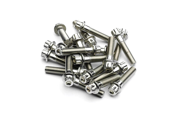 Raw Stainless Steel Split Rim Bolts - M7 x 32mm
