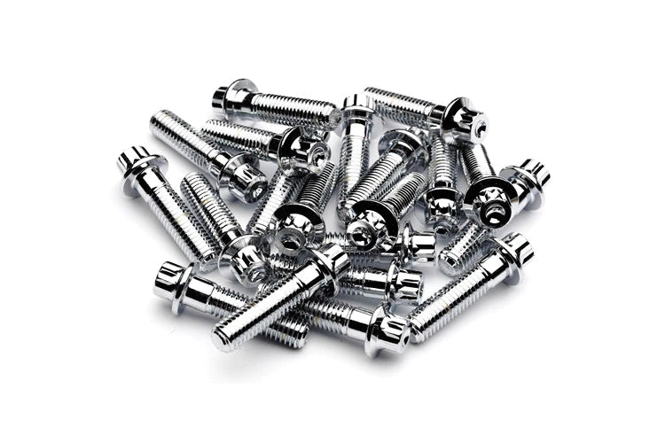 Chrome Stainless Steel Split Rim Bolts - M8 x 32mm