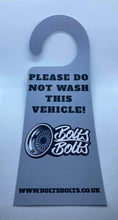 Load image into Gallery viewer, BoltsBolts &quot;Do Not Wash&quot; Mirror Hanger
