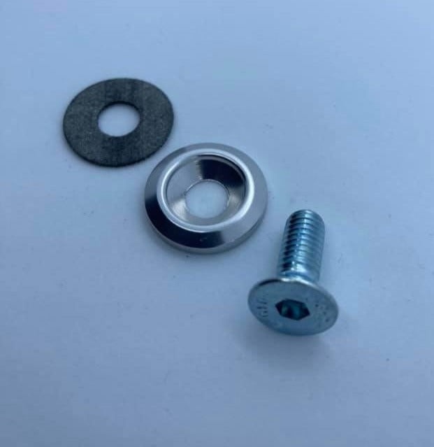 M6 Counter Sunk Washers With Steel Bolt.